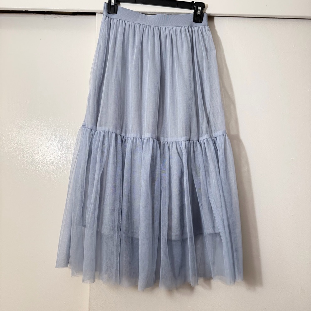 Blue Tulle Skirt